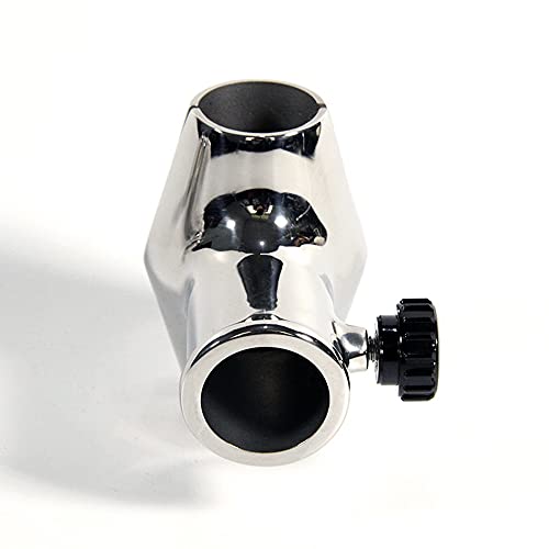 RedSnake Ship RV Boat Accessories Yacht Marine Hardware Stainless Steel Rail Mount Flag Pole Sockets, 7/8"- 1" Rail, 1" Flagpole Holder