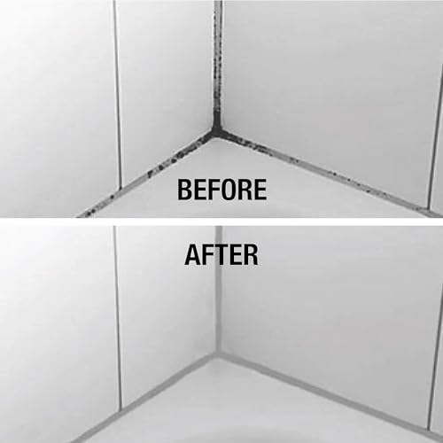 GlassGuard Miracle Mold Stain Remover Stain Gel – Heavy Duty Cleaning Gel for Grouts, Ceramic, Glass, Silicone, Caulk & More – Washing Machine Cleaner Front Loader (300 ml / 10 oz) - size: 10 Fl Oz (Pack of 1)