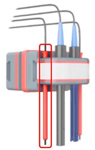 MPO Duo Magnetic Probe Organizer for Apex, Hydros, pH, Temp Probes - Compact 2-Probe Holder for Aquariums & Reef Tank Sump