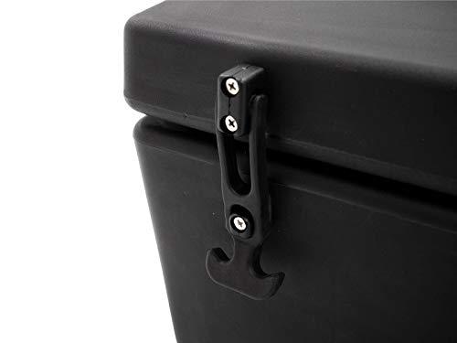 SuperATV Insulated Cargo Cooler Box for 2021+ Yamaha Wolverine RMAX 2 | Heavy Duty Bed Storage Box with Sealed Lid, Drain Plug, and Dual Cup Holders | 30-Liter Capacity