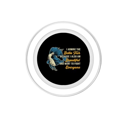 Betta Fish Because Fish Lover Aquarium Vintage Betta Fish PopSockets PopGrip for MagSafe - style: Magnetic PopGrip