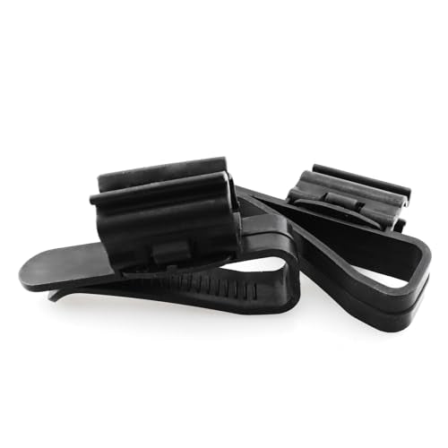 6PCS 9.7x5.3cm Black Hose Holders Adjustable Fish Tank Hose Clamp Aquarium Hose Clamp ABS Plastic Clip Suitable for Pipe with a Diameter of 8-16mm