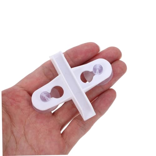 20pcs Aquarium Divider Clips with Suction Cup Holders Sturdy Abs Fish Tank Isolation Plate Support for Easy Installation Versatile Use Secure Stable for Various Tank
