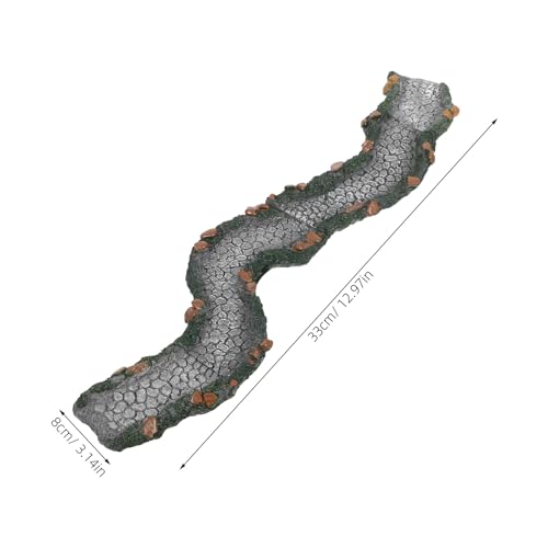 4pcs Resin Fish Tank Landscape Ornament Aquarium Miniature Stone Pathway Bridge Garden Stairs Decoration for Micro Aquarium Scene