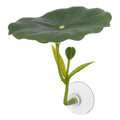 Betta Lotus Leaf Bed Aquarium Floating Decor Fish Tank Accessories Betta Resting Spot and Hideaway Artificial Lotus Leaf 2.55X2.28X2.12In