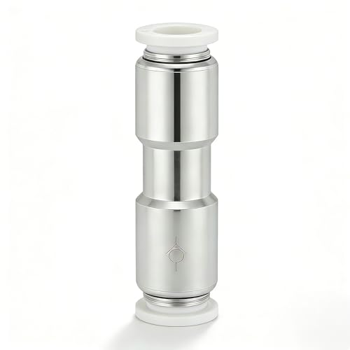 Pneumatic Push to Connect Fitting Check Valve 6mm Tube OD One-way Valve Pack of 2 - size: 6mm OD