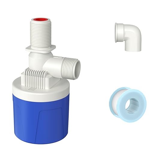 Automatic Water Level Control Valve Inside Type,Inner Top Float Uesd for Tank, Solar Energy, Auto Pot, Aquarium Valve, Tank Traditional Upgrade（1/2"top ） - size: 1/2" Top water inlet
