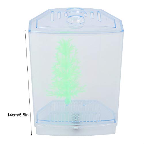 Aquarium Fish Breeding Box, Acrylic Hatchery Incubator Tank Aquarium Separator Acclimation Box Transparent for Water Plants Breeding