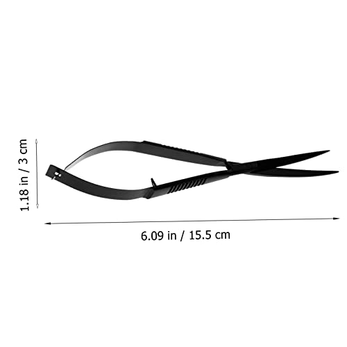 Garneck Aquarium Plant Scissor Portable Aquatic Trimmer for Precision Aquascaping Ergonomic Design for Fish Tank Maintenance Water Grass Supply Tool