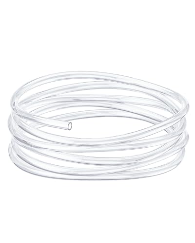 Pawfly Aquarium Airline Tubing 6.5 Feet Standard 3/16" Aquarium Tubing for Fish Tank Air Pump, Flexible Kink-Resistant Pure PVC Hose for Aquarium Garden Terrarium Pond - color: Clear