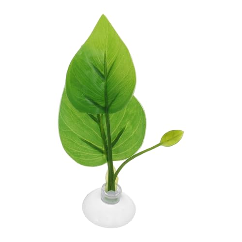 Betta Fish Leaf, Natural Habitat Simulation for Betta Spawnings Grounds, Betta Spawnings Leaves, Resting Bed, Large & Small Leaves, Green
