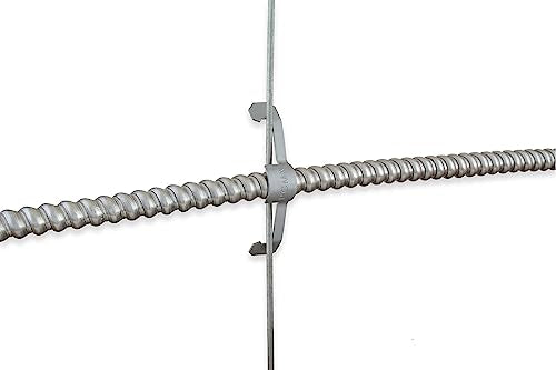 Conduit Cable Support Clip to Ceiling Wire, Threaded Rod & Flanges. Heavy Duty Spring Steel Clip / 100 Pack - size: 100 Pack