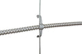 Conduit Cable Support Clip to Ceiling Wire, Threaded Rod & Flanges. Heavy Duty Spring Steel Clip 50 Pack - size: 50 Pack