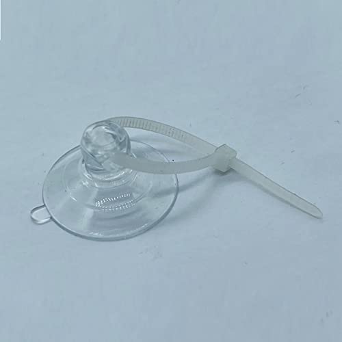 Aquarium Suction Cups, Heavy Duty Aquarium Suction Cups with Adjustable Cable Ties, Dia.1.2"/1.8" Optional (1.8")