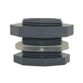PVC DN25 Pipe Fitting Reducer, Bulkhead Fitting Water Tank Connector Plumbing NPT for Rain Barrels, Aquariums, Tubs, Pools,10pcs