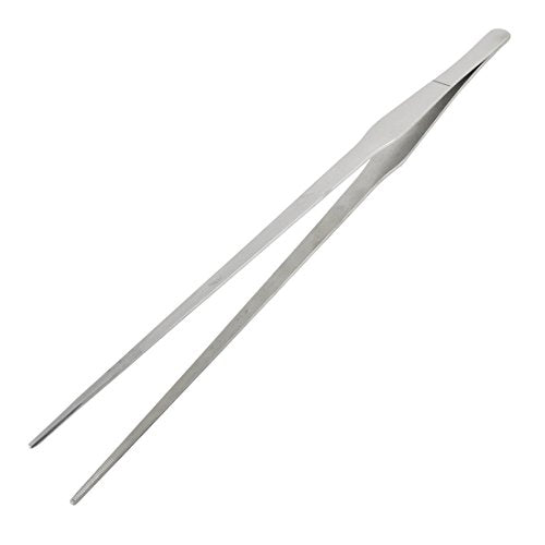 Utoolmart Aquarium Plant Tweezer, Stainless Steel Straight Tweezer, Aquarium Tweezers Extra Long 38cm, for Fish Tank Plant Aquascape Tools, Feeding Tongs, 1 Pcs - color: 1pcs, size: 38cm Straight