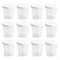 12-Pack 30ml Plastic Measuring Cups with Lids, Graduated Liquid Measuring Cups for Kitchen, Resin, Crafts, Lab, Stackable & Heat Resistant - style: 30 ML