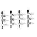 Aquarium Fish Tank Air Flow Control Lever Pump 3 Way Inline Manifold Air Flow Pump Tubing Splitter Lever Control Valve 4-Pack