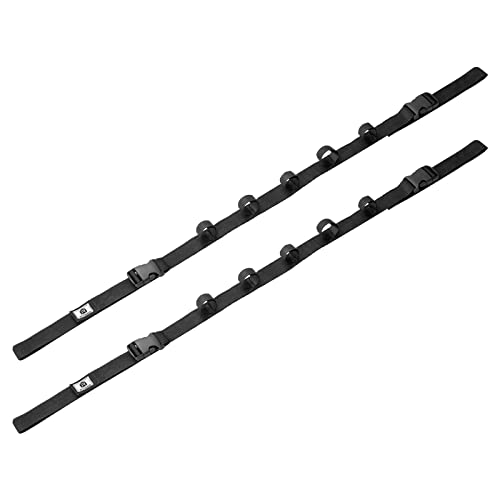 Raynesys Vehicle Fishing Rod Holder, Car Fishing Pole Roof Rack Inside, 5 Rod Capacity, Heavy Duty Adjustable 30-54 Inch, Fishing Rod Carrier Fishing Pole Storage Straps for Truck Car SUV Wagons Van