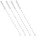 Drinking Straw Cleaning Brushes Set 12" Extra Long 12mm Extra Wide Pipe Tube Cleaner Nylon Bristles Stainless Steel Handle - 12" x 1/2" (12mm) - Set of 4