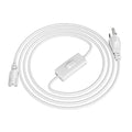 SHOPLED 5FT Plug Power Cord T5 T8 LED Tube Power Wire Cable with On/Off Switch 3 Prong Plug­ for LED Shop Lights - style: 5FT Plug W/ Switch