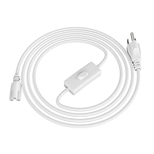 SHOPLED 5FT Plug Power Cord T5 T8 LED Tube Power Wire Cable with On/Off Switch 3 Prong Plug­ for LED Shop Lights - style: 5FT Plug W/ Switch