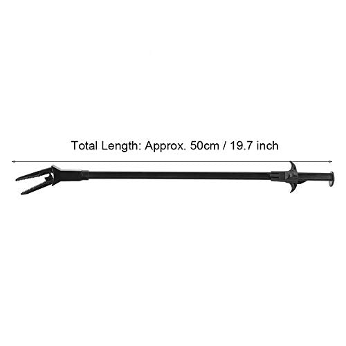 Aquarium Planting Tweezers 50cm Plastic Aquascaping Tool for Water Plant Trimming and Rooting, Precise 50cm Reach for Deep Tank Planting, Gravel Vacuum Compatible in Freshwater and Saltwater Setups