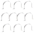 AKIHISA Pipe Clamps, 10 Pcs U Tube Strap Clamp, 304 Stainless Steel 2 Hole Pipe Bracket, ID 6Inch(150mm) - size: 6 Inch, style: 10Pcs