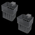 2PCS Aquarium Plant Supports Fish Tank Scenery Decorations Top Mounted Hanging Plant Cups for Potted Vegetation Bamboo Lotus Aquatic Seaweed