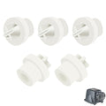 MCCVDB0 Check Valve Duckbill for Regular Maintenance of Pump, Compatible with Sten-ner Pump & Other Pumps, Excellent Resilience & Abrasion Resistance, Long Service Life, 5 Pcs - style: 5 Pcs Check Valve Duckbill