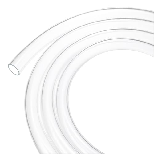 M METERXITY Clear Plastic Tubing, 0.75Inch(19mm) ID 0.95Inch(24mm) OD, 7ft(2m) Length PVC Tube Low Pressure Flexible Vinyl Tubing for Garden/Water Hose Airline Tube Aquarium - size: 0.75"×0.95"×7ft
