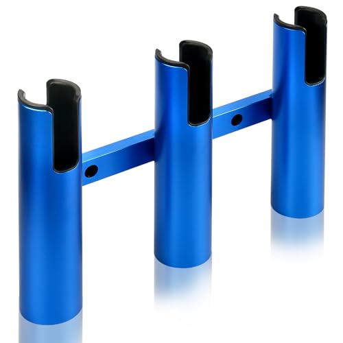 Aluminum Fishing Boat Rod Holder,3/4 Link Tube Aluminum Rod Rack, Suit Boats & Yacht ,Silver