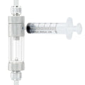 LINLAN Easy Water Refill CO2 Bubble Counter with Check Valve and Water Adder for Planted Aquarium CO2 Regulator (Air Pipe Connection) - size: Air Pipe Connection