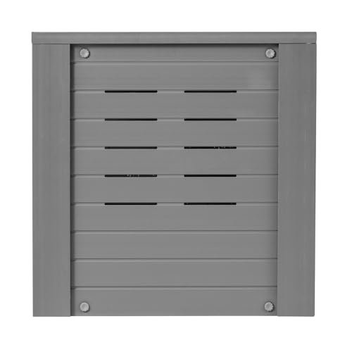 New Age Pet ECOFLEX 60" Wide X-Large Reptile Habitat, Mojave Lounge for Snakes, Tortoises & Lizards in Maple, Black & Grey, Easy Assembly, Sliding Glass Doors & Mesh Top - color: Grey, size: Extra Large