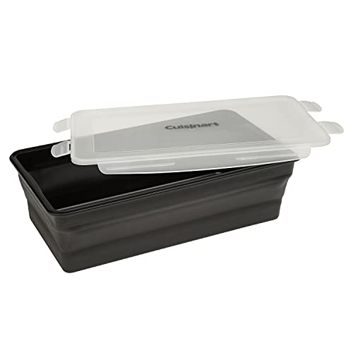 Cuisinart XL Collapsible Marinating Container, Large Capacity Grill Accessories Perfect for BBQs and Tailgates, Marinade and Brining Prep, Collapsible Silicone for Easy Storage - size: (Pack of 1)