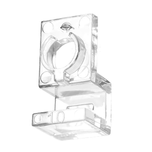 Sturdy Aquarium Cover Clip Holder Set of 10 Fish Tanks Lid Holder Stand Easy Install Acrylic Clamp Clips Aquarium Lid for Fishtanks - color: Suitable for 10mm