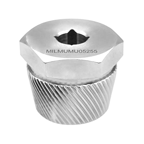MILMUMU Compatible with Tub Drain Extractor-Removes One and a Half Inch Old or Stubborn Tub Drains （ 05255 1.5" ） - color: Chrome