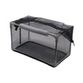Qianly Separation Net Aquarium Breeder Net Isolation Box Nylon Mesh Isolation Mesh Box Fish Breeder Box with Zipper Suitable for Isolating Sick Fish - size: 62x32x32cm