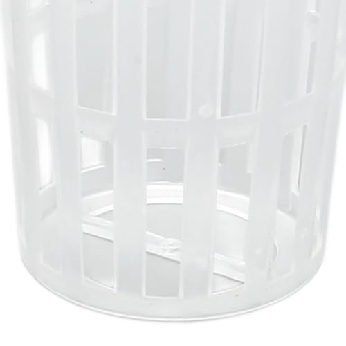 2 Pcs ABS Transparent Fish Tank Planter Cups Adjustable Hanging Holder Aquarium Fish Tank Landscaping Decorations Plant Pots