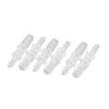 uxcell a14123100ux0154 Aquarium Fish Tank Airline Tube Hose Connector Adapter 5.5mm to 7mm Dia 6pcs, Clear