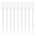 G2PLUS Plastic Dropper – 25pcs Disposable Transfer Pipettes, 1ml Graduated Dropper for Essential Oils, Lab Use, DIY Crafts - size: 1ml-25Pcs