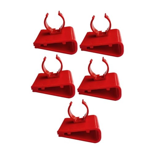 Baoblaze 5X Fish Tank Water Pipe Clamps,Fish Tank Tubing Holders,Adjustable Aquarium Tool,Aquarium Accessories Fixing Bracket, Style A - size: STYLE A