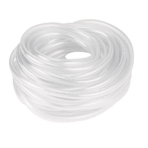 100 Feet 3/16-Inch Food Grade Flexible Silicone Air Tubing for Aquariums, Terrariums, Hydroponics (Clear - 100 ft) - color: Clear - 100 ft