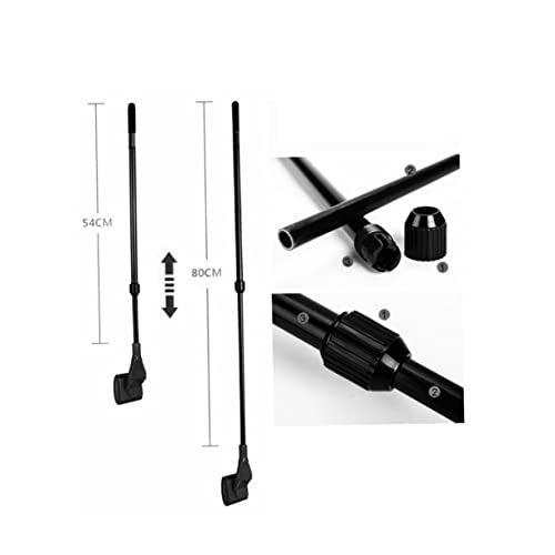 Kisangel Complete Fish Tank Cleaning Kit Brush Net Rake and Scraper Set of Aquarium Cleaning Tools Easy to Assemble and Disassemble