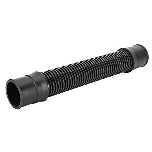 Pssopp Fish Corrugated Hose, EVA Material, ID 32mm, Black, 11.8 Inches, 1 Count, Pond Filtration Tubing - size: ID 32mm
