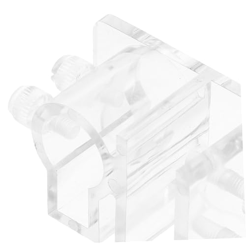 Aquarium Water Pipe Holder Clip Heavy Duty Hose Fixing Bracket for Fish Tank Adjustable Mounting Clip for Dosing Pump and Water Hose Sturdy Plastic Clamp