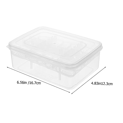 DOITOOL Egg Hatchery Tray for Reptiles Gecko Incubator Box Professional Reptile Egg Incubator