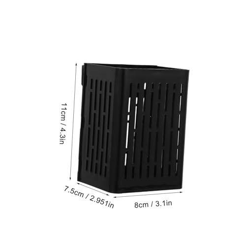 ibasenice Aquarium Plant Anchor Wall Mount Fish Tank Hydroponic Baskets for Freshwater Live Aquatic Plant Cup - color: Black