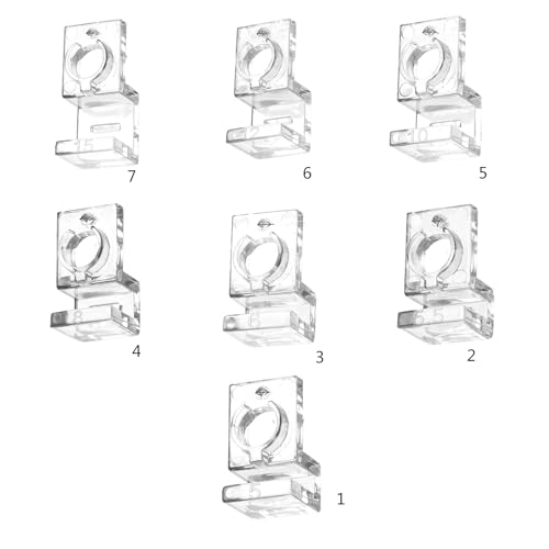 Sturdy Aquarium Cover Clip Holder Set of 10 Fish Tanks Lid Holder Stand Easy Install Acrylic Clamp Clips Aquarium Lid for Fishtanks - color: Suitable for 10mm