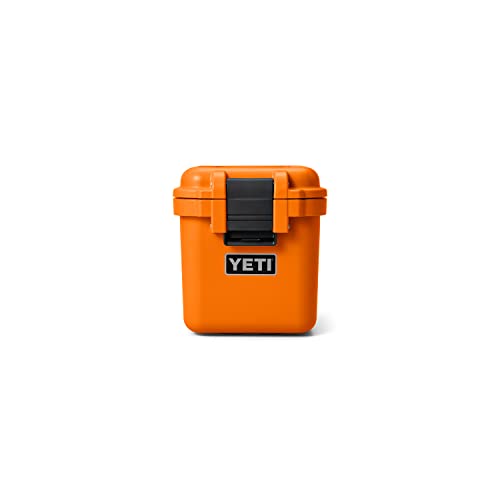 YETI LoadOut GoBox Collection, Divided Waterproof Cargo Case, Dry Box, Camera Case, Fishing Tackle Box - color: King Crab, size: GoBox 15